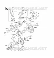 CRANKSHAFT voor Kawasaki VN1500 MEAN STREAK 2003