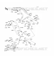 EXHAUST voor Kawasaki VN1500 MEAN STREAK 2003
