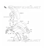 FENDER voor Kawasaki VN1500 MEAN STREAK 2003