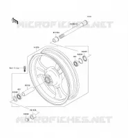 FRONT HUB voor Kawasaki VN1500 MEAN STREAK 2003