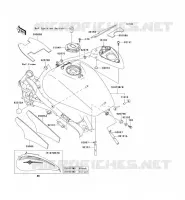 FUEL TANK voor Kawasaki VN1500 MEAN STREAK 2003