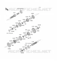 TRANSMISSION voor Kawasaki VN1500 MEAN STREAK 2003