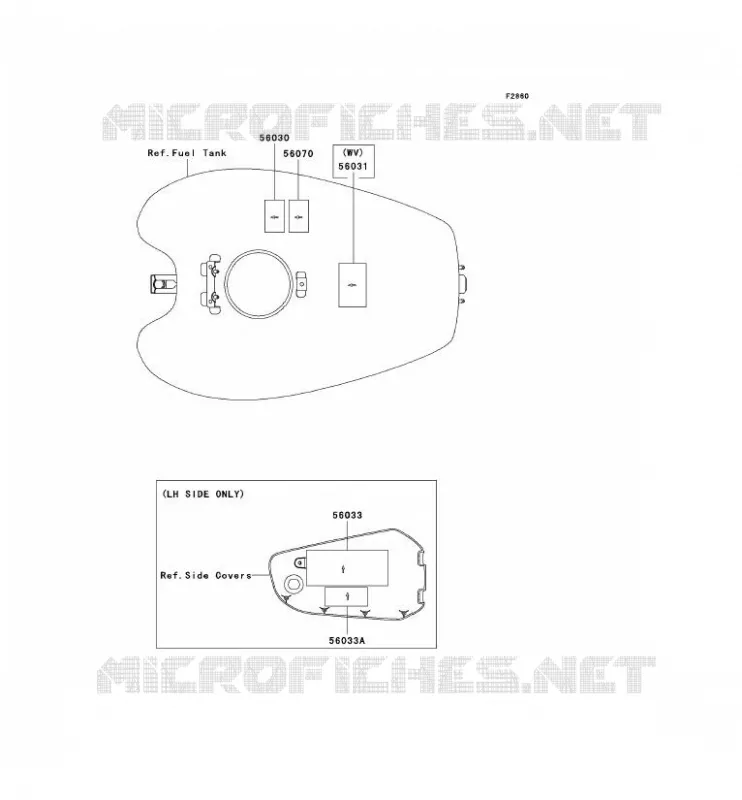 LABELS Kawasaki MOTOS 1500 2003 VN1500 MEAN STREAK  VN1500-P2H