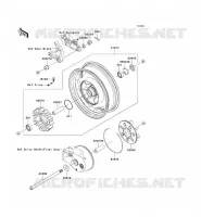 REAR WHEEL   CHAIN voor Kawasaki VN1600 CLASSIC 2005