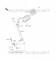 BRAKE PEDAL voor Kawasaki VN1600 CLASSIC TOURER 2006
