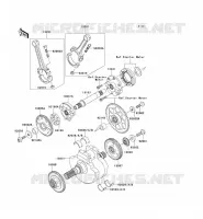 CRANKSHAFT voor Kawasaki VN1600 CLASSIC TOURER 2006