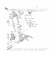 FRAME PARTS (COUVERTURE) voor Kawasaki VN1600 CLASSIC TOURER 2006