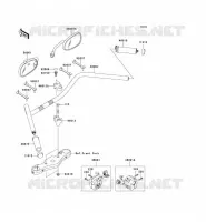 HANDLEBAR voor Kawasaki VN1600 CLASSIC TOURER 2006