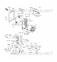 RADIATOR voor Kawasaki VN1600 CLASSIC TOURER 2006