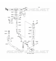 REAR MASTER CYLINDER voor Kawasaki VN1600 CLASSIC TOURER 2006