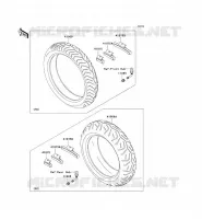 TIRES voor Kawasaki VN1600 CLASSIC TOURER 2006