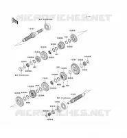 TRANSMISSION voor Kawasaki VN1600 CLASSIC TOURER 2006