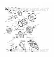 CLUTCH voor Kawasaki VN1700 VOYAGER 2009