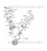 CYLINDER HEAD COVER voor Kawasaki VN1700 VOYAGER 2009