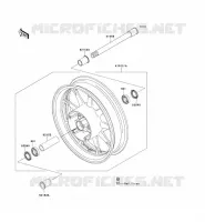 FRONT WHEEL voor Kawasaki VN1700 VOYAGER 2009