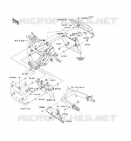 SIDE COVERS   CHAIN COVER voor Kawasaki VN1700 VOYAGER 2009