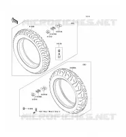 TIRES voor Kawasaki VN1700 VOYAGER 2009