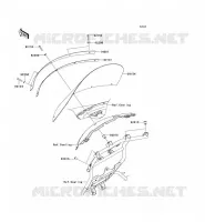 WINDSCREEN voor Kawasaki VN1700 VOYAGER 2009