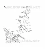 BATTERY BRACKET voor Kawasaki VN1700 VOYAGER 2010