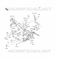 FRAME PARTS (COUVERTURE) voor Kawasaki VN1700 VOYAGER 2010