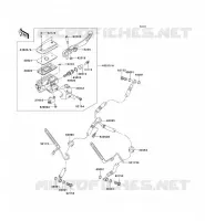 FRONT MASTER CYLINDER voor Kawasaki VN1700 VOYAGER 2010
