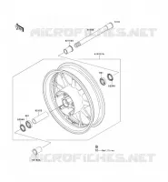 FRONT WHEEL voor Kawasaki VN1700 VOYAGER 2010