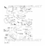 LABELS voor Kawasaki VN1700 VOYAGER 2010