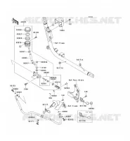 REAR MASTER CYLINDER voor Kawasaki VN1700 VOYAGER 2010