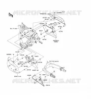 SIDE COVERS   CHAIN COVER voor Kawasaki VN1700 VOYAGER 2010