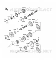 TRANSMISSION voor Kawasaki VN1700 VOYAGER 2010