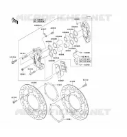 FRONT BRAKE voor Kawasaki VN1700 VOYAGER 2014