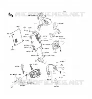 RADIATOR voor Kawasaki VN1700 VOYAGER 2014