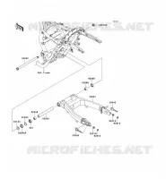 SWINGARM voor Kawasaki VN1700 VOYAGER 2014