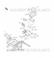 BATTERY BRACKET voor Kawasaki VN1700 VOYAGER ABS 2012