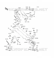 BRAKE PIPE voor Kawasaki VN1700 VOYAGER ABS 2012