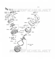 CYLINDER HEAD COVER voor Kawasaki VN1700 VOYAGER ABS 2012