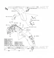 FENDER voor Kawasaki VN1700 VOYAGER ABS 2012
