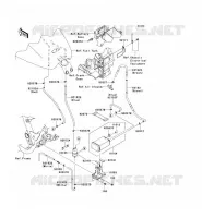 FUEL EVAPORATION SYSTEM(CA) voor Kawasaki VN1700 VOYAGER ABS 2012