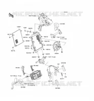 RADIATOR voor Kawasaki VN1700 VOYAGER ABS 2012
