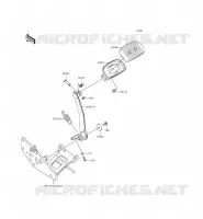 BRAKE PEDAL   TORQUE LINK voor Kawasaki VULCAN 1700 VOYAGER ABS 2014