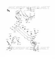 BRAKE PIPE voor Kawasaki VULCAN 1700 VOYAGER ABS 2014