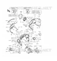 COWLING voor Kawasaki VULCAN 1700 VOYAGER ABS 2014