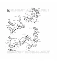 FOOTREST voor Kawasaki VULCAN 1700 VOYAGER ABS 2014