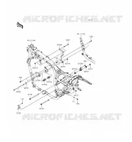 FRAME PARTS (COUVERTURE) voor Kawasaki VULCAN 1700 VOYAGER ABS 2014