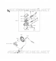 FRONT MASTER CYLINDER voor Kawasaki VULCAN 1700 VOYAGER ABS 2014