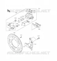 REAR BRAKE voor Kawasaki VULCAN 1700 VOYAGER ABS 2014