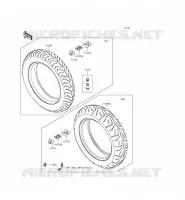 TIRES voor Kawasaki VULCAN 1700 VOYAGER ABS 2014