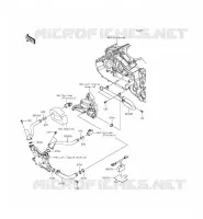 WATER PIPE voor Kawasaki VULCAN 1700 VOYAGER ABS 2014