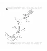 BRAKE PEDAL   TORQUE LINK voor Kawasaki VULCAN 1700 VOYAGER ABS 2014