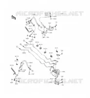 BRAKE PIPE voor Kawasaki VULCAN 1700 VOYAGER ABS 2014